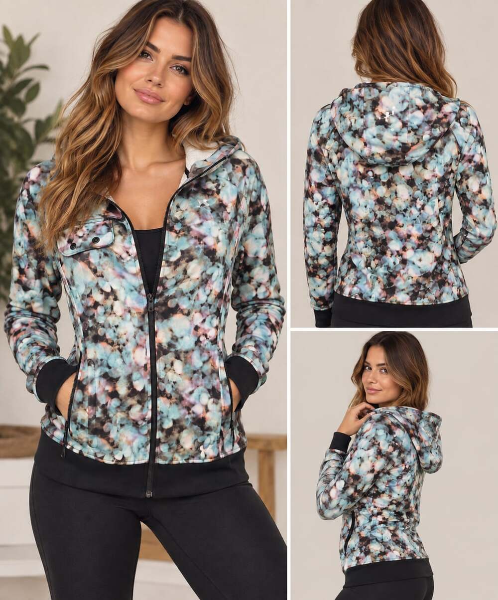 Under Armour Storm ColdGear Infrared Jacket Blue Multi Geometric Bokeh